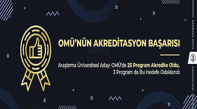 OMÜ'nün Akreditasyon Başarısı