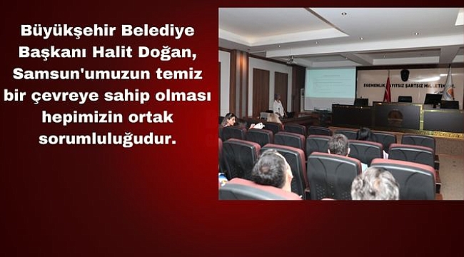 Büyükşehir Belediyesi Çevre Duyarlılığında Örnek Olmaya Devam Ediyor