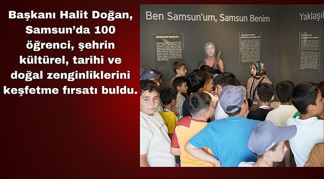 "Samsun'u Keşfet Şehrini Fark Et" Diyerek Samsun'u Gezdiler