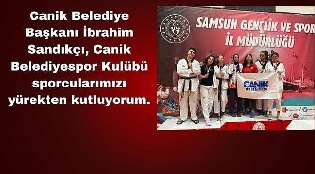 Taekwondo'da Canik Rüzgârı