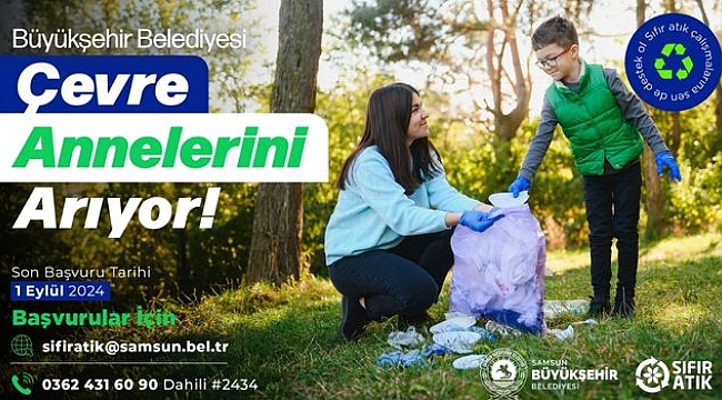 Büyükşehir "Çevre Annesi" Olmak İsteyen Gönüllüleri Bekliyor