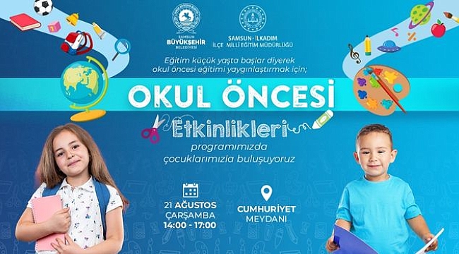 Büyükşehir'den "Okul Öncesi Etkinlikleri"