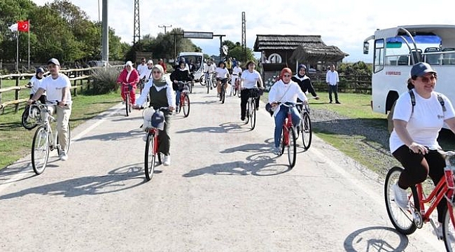 Avrupa Hareketlilik Haftasında Samsun'da Pedallar Çevrildi