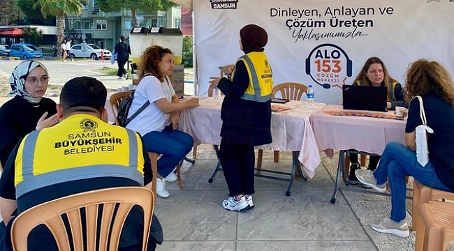 Büyükşehir Atakum'da Vatandaşı Dinliyor