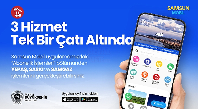 Büyükşehir MOBİL Uygulamasına "ABONELİK İŞLEMLERİ" Eklendi