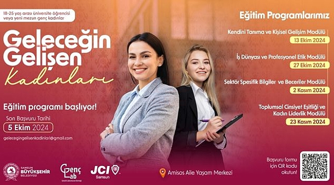 "Geleceğin Gelişen Kadınları Eğitim Programı" Başlıyor