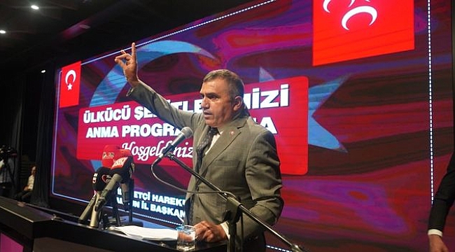 MHP Ülkücü Şehitlerini Andı