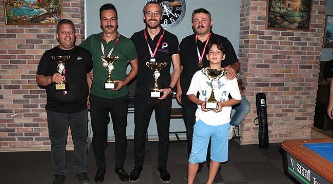 Samsun İl Birinciliği 3 Bant Bilardo Turnuvası Sona Erdi