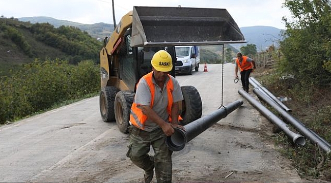 SASKİ'DEN Yeni İçme Suyu Hattı