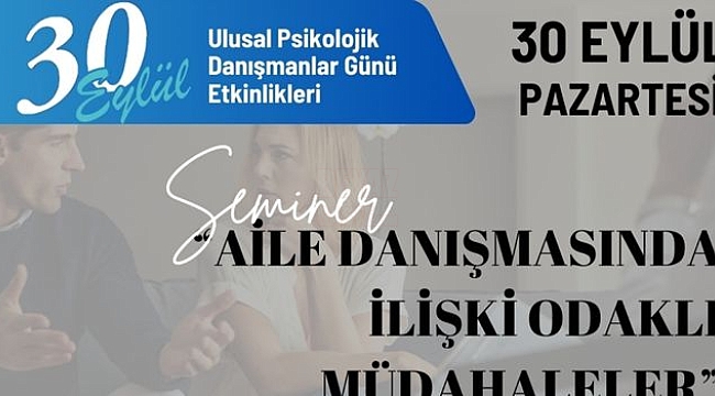 Ulusal Psikolojik Danışmanlar Günü Ata Sahne'de kutlanıyor