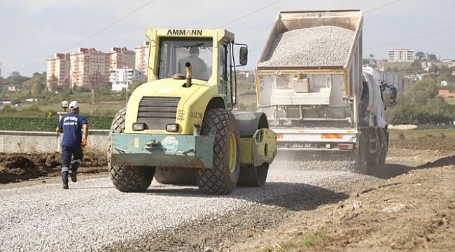 İlkadım'da Asfalt Çalışmaları Devam Ediyor