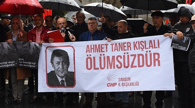 Samsun CHP Ahmet Taner Kışlalı'yı Andı