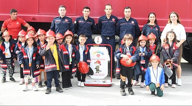 Samsun'un Minik İtfaiye Gönüllüleri