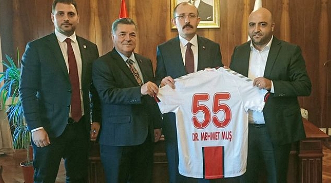 Samsunspor'dan Mehmet Muş'a Ziyaret