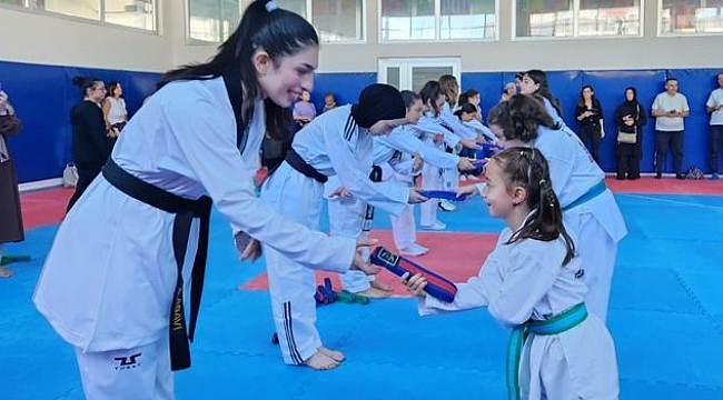 Taekwondo Dönem Kuşak Sınavı Yapıldı