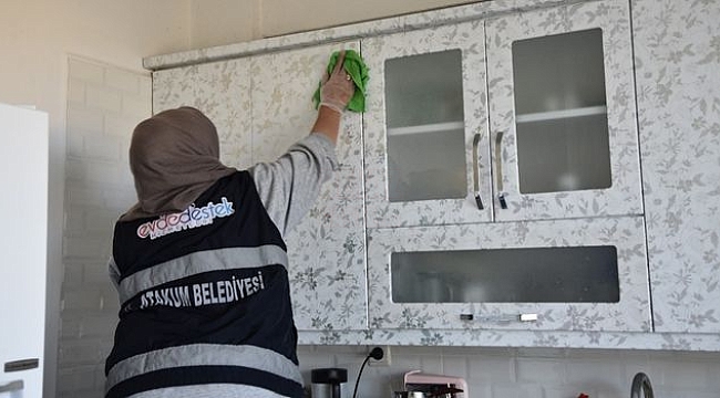 Belediyesi Ekipleri 'Evde Destek' İçin Sahada