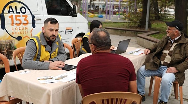 Büyükşehirden Bafra'ya 153 Çözüm Merkezi Standı