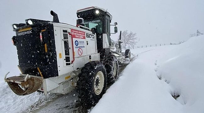 Canik'te Karla Mücadele Başladı!...