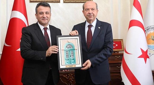 KKTC Cumhurbaşkanı Ersin Tatar'dan Başkan Doğan'a Ziyaret