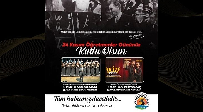 Öğretmenler Günü Atakum'da Özel Programla Kutlanacak