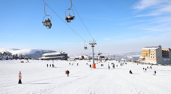 Akdağ'da Kayak Sezonu Başladı