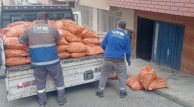 Canik Belediyesi'nden Isınma Desteği