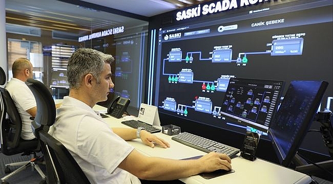 SASKİ "SCADA" İle Tüm Tesislerini 7/24 İzliyor