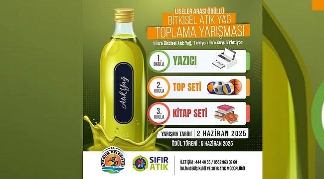 Bitkisel Atık Yağ Toplama Yarışmasının Süresini Uzattı