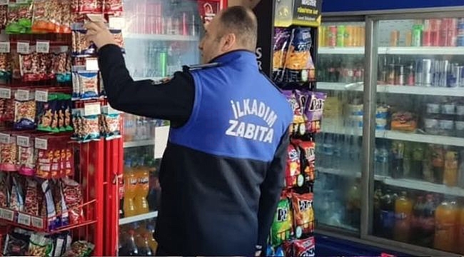 İlkadım Zabıtası'ndan Marketle Sıkı Denetim