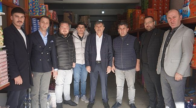 MHP Samsun İl Başkanı Burhan Mucur'dan Gıda Borsası Esnafına Ziyaret