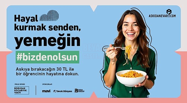 Askıda Ne Var, 1 milyon öğün hedefiyle "#BizdenOlsun" diyor