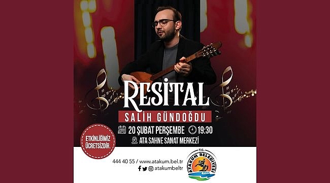 Bağlama Ustasından Ata Sahne'de Resital