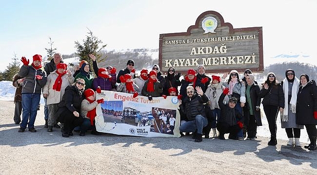 Büyükşehir'den Özel Gereksinimli Bireylere "Kar Gezisi"