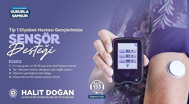 Büyükşehir'den Tip 1 Diyabet Hastası Gençlere Destek