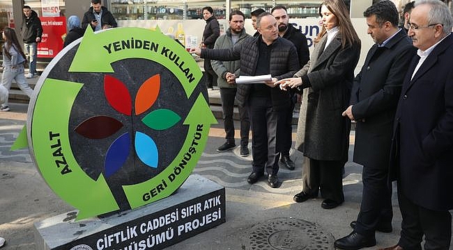 Çiftlik Caddesi Geri Dönüşümüyle Örnek Olacak