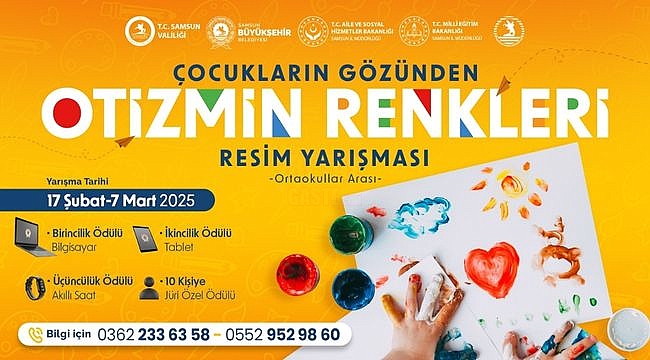 "Çocukların Gözünden Otizmin Renkleri" Resim Yarışması