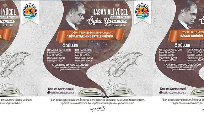 Hasan Ali Yücel Öykü Yarışmasına Başvuru Süresi Uzatıldı