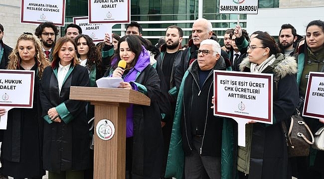 Samsun Barosu'ndan Müdafi ve Vekillere Yapılacak Ödemelere Tepki